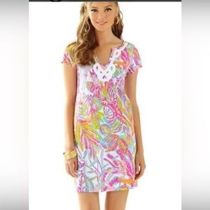 Lilly Pulitzer Brewster Cotton Dress- Scuba
To Cuba Size M